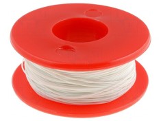 Cablu s&acirc;rmă Cu 30AWG alb 50m 300V Kynar