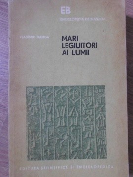 MARI LEGIUITORI AI LUMII-VLADIMIR HANGA-91428 foto