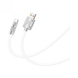 Cablu USB-A la USB type C T-T 1m Alb, NB227