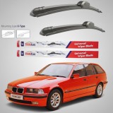 Cumpara ieftin Ștergătoare BMW Seria 3 E36 Touring (1995&ndash;1999) Flat | Set Față &ndash; TeamCar&reg;