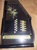 Titera,Kanun (K&rsquo;anon)instrument cu coarde f.vechi, descendent a harpei,piesa muzicala cu coarde veche,instrument muzical vechi ,de colectie