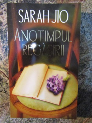 SARAH JIO - ANOTIMPUL REGASIRII foto