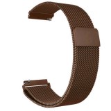 Curea tip Milanese Loop compatibila cu Casio MDV106, Telescoape QR, 22mm, Coffee