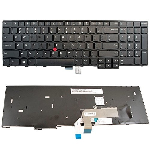 Tastatura laptop noua Lenovo Thinkpad E570 E575 Black Frame Black (With point stick) US