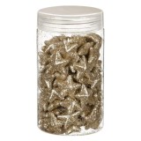Stelute glitter pentru activitati crafts,90 bucati set,auriu,2 cm