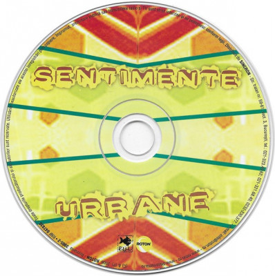 CD Sentimente Urbane, original, hip hop, fara coperta foto
