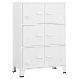 Cumpara ieftin Dulap industrial de depozitare, alb, 75x40x115 cm, metal