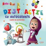 Masha si Ursul. Distractie cu autocolante. In excursie. Carte de activitati - Litera