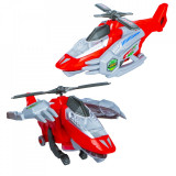 Cumpara ieftin Elicopter transformabil, cu lumina și sunet, 5-7 ani, 3-5 ani, Băieți, Oem