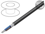 Cablu HELUTHERM 145 MULTI 2x0,75mm2 Cu PO Negru