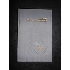 VASILE BORANCU - DICTIONAR DE MATEMATICI GENERALE (1974)