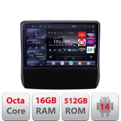 Navigatie Subaru Forester 2017-2020 Edotec Kit-forester20 8 core QLED 2K 16+512 360 Android Waze USB Navigatie Internet Youtube Radio CarStore Technol