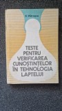 TESTE PENTRU VERIFICAREA CUNOSTINTELOR IN TEHNOLOGIA LAPTELUI - Patrascu