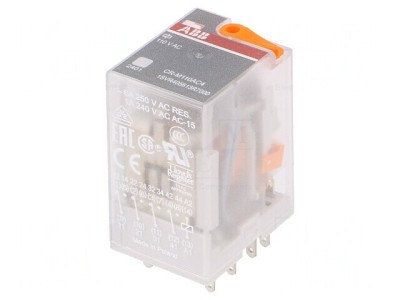 Releu electromagnetic 4PDT 110VAC 6A foto