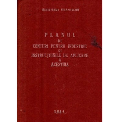 colectiv - Planul de conturi pentru industrie si instructiunile de foto