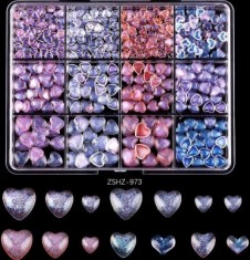 Figurine 3D volumetrice pentru manichiură, set ZSHZ-973