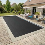 vidaXL Umplutură Cover Piscină Calitate Superioară Negru 1000 x 600 cm 42034516