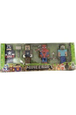 Set 4 Figurine Cu Supereroi Și Accesorii foto