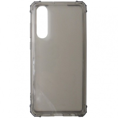 Husa spate silicon, colturi intarite, fumuriu transparent, pentru Huawei P30 foto