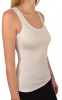 Maiou Dama Bumbac Elastic Bretea Lata Luan Alb M. Confortabil, Respirabil, Versatil. Ideal Lenjerie sau Top Ocazii Diverse