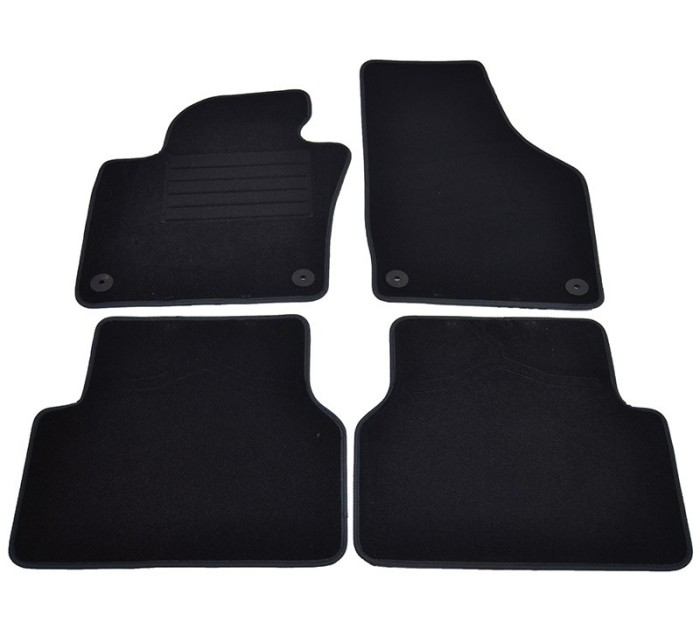 Covorase mocheta VW TIGUAN 12/2007- Negru, set de 4 bucati