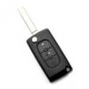 Citroen / Peugeot 307 - Carcasa tip cheie briceag cu 3 butoane, lama VA2-SH3 cu suport baterie ManiaMall Cars, Carguard