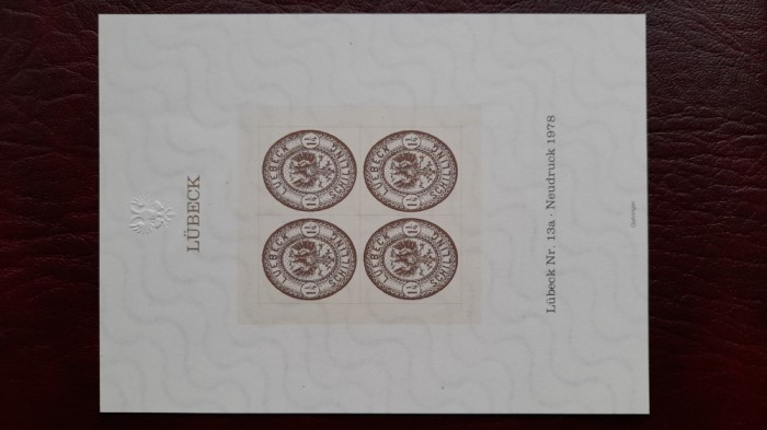 1981 Expo Lubecker Altstadtfestes Bl.4 nr.19734-MNH