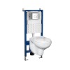 Set rezervor WC montat pe perete Roya Doris 82CHR