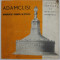 ADAMCLISI , MONUMENTUL TRIUMFAL SI CETATEA , PLIANT DE PREZENTARE + CARTE POSTALA , ANII &#039; 60