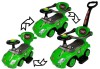 Masinuta premergator cu maner parental 3 in 1 Mega Car, verde