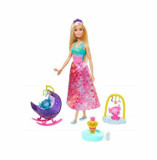 Set de joaca Barbie Dreamtopia - Cresa Dragoneilor, Mattel