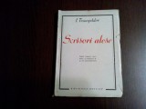 I. TRUMPELDOR - Scrisori Alese - Biblioteca Hehalut, 1945, 159 p., Alta editura