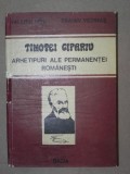 ARHETIPURI ALE PERFORMANETEI ROMANESTI-TIMOTEI CIPARIU CLUJ-NAPOCA 1988 , COTORUL ESTE LIPIT CU SCOCI