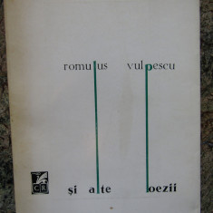 ROMULUS VULPESCU SI ALTE POEZII , 1970