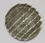1 LEU 1924 . DEMONETIZATA .