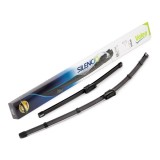 Set stergatoare auto Silencio Xtrm Flat Peugeot 3008, 10.2016-12.2020; 5008, 04.2017-09.2024; Ds 7 Crossback, 01.2018-; Citroen C5 Aircross, 03.2018-