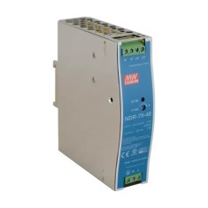 Sursa de alimentare in comutatie, 48V/1.6A, 76.8W, sina DIN - MEAN WELL NDR-75-48