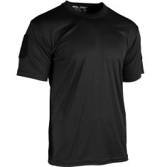 Tricou Tactic QUICKDRY Velcro Negru Mil-Tec (Marime: L)