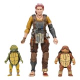 Teenage Mutant Ninja Turtles (The Last Ronin The Lost Years) Action Figure Grammy April with Baby Yi &amp; Moja 18 cm