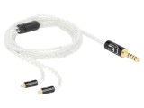 Adaptor Jack 4,4mm 5pin MMCX tată x2, 1,2m - DELOCK
