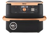 Cumpara ieftin Friteuză cu aer cald Ninja Foodi FlexDrawer Dual Zone AF500EUCP, capacitate 10.4 L, compartimente dual zone cu separator detașabil, &icirc;nveliș antiad