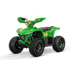 ATV electric Nitro Eco Balu 1600Wp 48V 20Ah cu roti 7 inch si diferential, verde