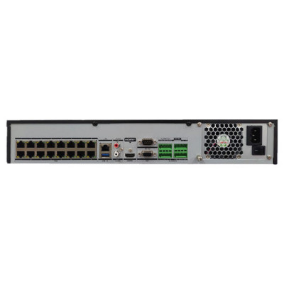 NVR AcuSense 4K,cu 32 canale max. 12MP + 16 porturi PoE, Alarma, HIKVISION DS-7732NXI-K4-16P SafetyGuard Surveillance foto