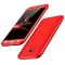Husa Samsung Galaxy J5 2017, FullBody Red, acoperire completa 360 grade cu folie de sticla gratis