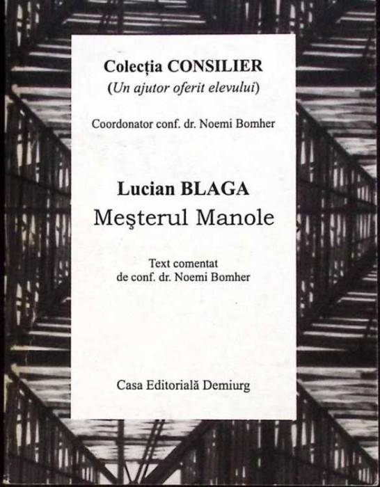 MESTERUL MANOLE-LUCIAN BLAGA-278597