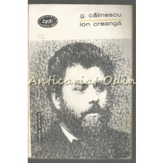 Ion Creanga (Viata Si Opera) - G. Calinescu