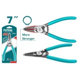 TOTAL - CLESTE PENTRU PENTRU SIGURANTE EXTERNE - CAP DREPT - 7&quot;/180MM (INDUSTRIAL) PowerTool TopQuality