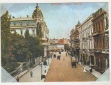 Bnk cp Bucuresti - Calea Victoriei si Gradina Ateneului Roman 1914 - necirculata, Printata