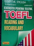 Elizabeth Davy - Exercitii pentru testul TOEFL (Editia: 1999)