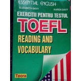 Elizabeth Davy - Exercitii pentru testul TOEFL (Editia: 1999)
